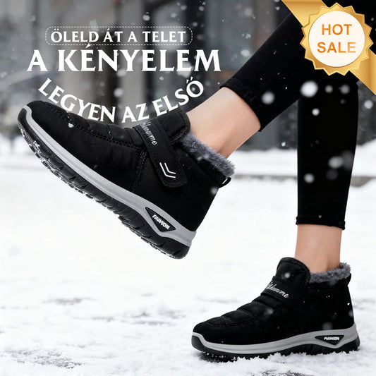 💫2025 Új termékek，50% Kedvezmény korlátozott ideig 🔥 Unisex, polárbéléses téli hótalpú csizma