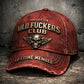🧢【Old Fuckers Club】Vintage sapka hímzéssel