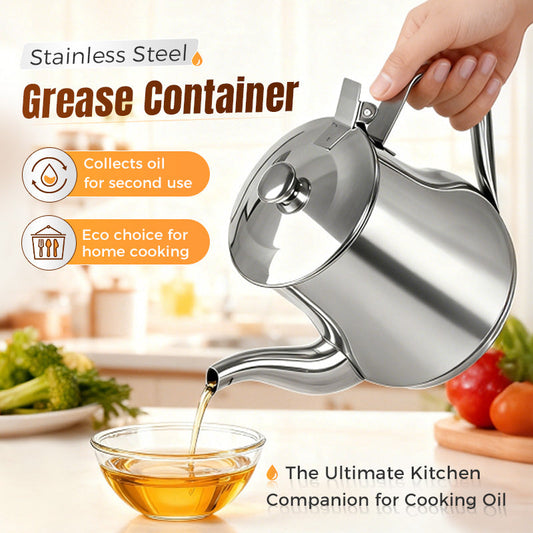 2026 Új modell 304 Rozsdamentes acél olajkanna