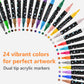 🎁 Kétvégű, csillámos filctoll csillámmal ✍️✨
