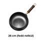 🧑‍🍳Hagyományos vasedény bevonat nélkül | Többgenerációs minőség és funkcionalitás