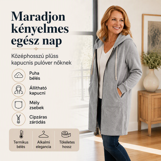 🥳Őszi Új Érkezések Akció 49% Kedvezmény🔥Női alkalmi cipzáras pulóver – Kényelmes őszi viselet✨