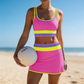 🏖️👙 Ütős színblokkos, patchwork bikini