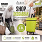 🛍️✨ Átalakítható bevásárlótáska – elrejti a kerekeket, 20 kg-ot bír, cipzárral bővíthető!