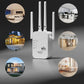 🎁Utolsó nap akció 40% 🔥WiFi Extender 2025,1200Mbps kétsávos (5GHz/2,4GHz) jel erősítő, 10 000 négyzetlábas területet és 50 eszközt fed le, Ethernet porttal ellátott repeater otthoni használatra, ajándékokhoz