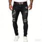👖Férfi stílusos, szakadt skinny farmer