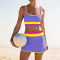 🏖️👙 Ütős színblokkos, patchwork bikini
