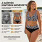 🌊 Női magas derekú kétrészes bikini szett – Szélesítő hatás, vintage stílus és magabiztos strandolás 🏖️👙