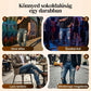 👖Férfi stílusos, szakadt skinny farmer
