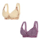 🌸L-5XL👙Elöl Záródó Kosár Nélküli Pamutos Nagyméretű Melltartó