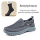 👟2026 Új ortopédiai szellőző férfi csizma – Slip-On stílus