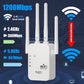 🎁Utolsó nap akció 40% 🔥WiFi Extender 2025,1200Mbps kétsávos (5GHz/2,4GHz) jel erősítő, 10 000 négyzetlábas területet és 50 eszközt fed le, Ethernet porttal ellátott repeater otthoni használatra, ajándékokhoz