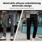 👖MultiPants – Extra rugalmas és strapabíró sokzsebes férfi cargo nadrág, maximális kényelemmel✨