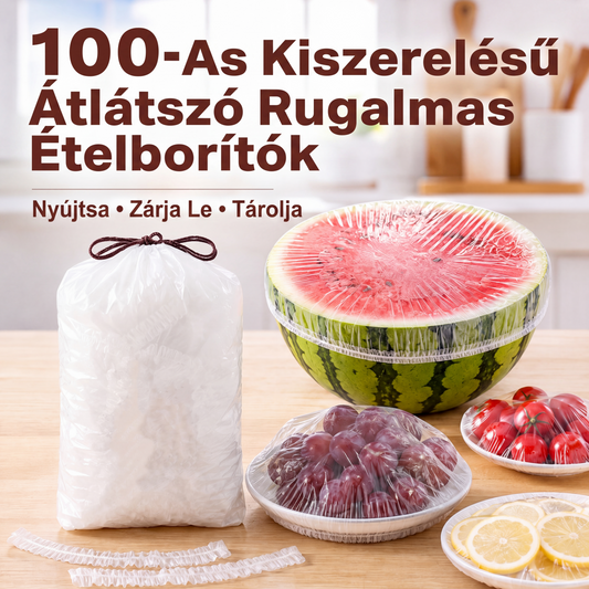 🔥 Újrahasználható élelmiszerzacskók – Hosszabb ideig megőrzik az ételek frissességét a hűtőben ✨🍃