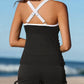 [S-3XL]💃Nyári Cool Deal-40% LE🌊🎨Tummy Control Kétrészes Tankini Szett