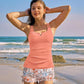 [S-3XL]💃Nyári Cool Deal-40% LE🌊🎨Tummy Control Kétrészes Tankini Szett