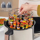 🥩Levegős fritőz függőleges kebab grill + ingyenes hőálló kesztyűk 🍤