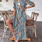🔥[M-2XL]👗2025 Elegáns boho ruhák virágos mintával