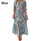 🔥[M-2XL]👗2025 Elegáns boho ruhák virágos mintával