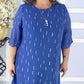 🌿【S-4XL】✨Kerek nyakú sifon hosszú ruha🍀