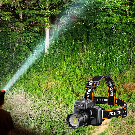 🔥2026 Legforróbb fejlámpa🔦Erőteljes, rendkívül hosszú élettartamú fejlámpa