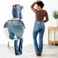 🔥[S-5XL] 👖Magas sztreccsű haspántos farmer 💖