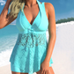 【S-3XL】🩱Csipke V-nyakú csipke fürdőruha Kétrészes szett🏖️