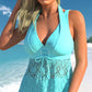 【S-3XL】🩱Csipke V-nyakú csipke fürdőruha Kétrészes szett🏖️