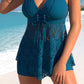 【S-3XL】🩱Csipke V-nyakú csipke fürdőruha Kétrészes szett🏖️