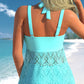 【S-3XL】🩱Csipke V-nyakú csipke fürdőruha Kétrészes szett🏖️