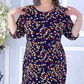 🌷【S-4XL】👗Női színes pöttyös Polka Dot Midi ruha