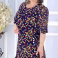 🌷【S-4XL】👗Női színes pöttyös Polka Dot Midi ruha
