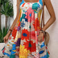 【S-2XL】🌺Ujjatlan nyomtatott egyszerű ruha