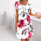 💖[S-3XL]🌸Női réteges A vonalú miniruha