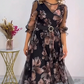 💃🏻【S-4XL】🌺Francia sifon virágos ruha
