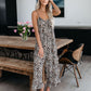 🔥Nyári forró eladó 50% KI💝✨Női divat spagetti pántos nyomtatott Jumpsuit