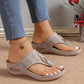 Női Slip-On Wedge Tanga szandálok
