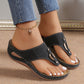 Női Slip-On Wedge Tanga szandálok