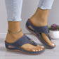 Női Slip-On Wedge Tanga szandálok