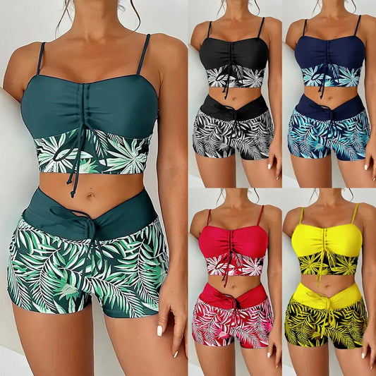 [S-2XL]🌞👙 Női nyomtatott kétrészes fürdőruha