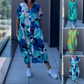 🌿[S-3XL] 🌿Női elegáns V-nyakú nyomtatott ruha