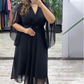 😄👗[S-4XL]💃 Női elegáns V-nyakú ruhák 🍃✨