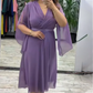 😄👗[S-4XL]💃 Női elegáns V-nyakú ruhák 🍃✨