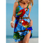 🔥👗【S-4XL】🌈Városi Styl nyomtatott hosszú ruha