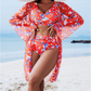 【S-2XL】🏖️👙Női 3 részes bikiniszett takarófelsővel