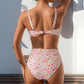 🌈👙Női virágos bikini kétrészes szett✨