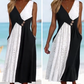 ✨[XL-4XL]💖Női elegáns patchwork V-nyakú ruha
