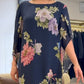 🔥👗[S-4XL]🌺Női Elegáns Crew nyakú nyomtatott hosszú ruha