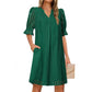 🔥😍[S-2XL]💃Divatos, áttört mintázatú ruha👗