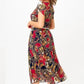 🌞[S-4XL]🌹Vintage nyomtatás sifon A-vonalú ruha🌸
